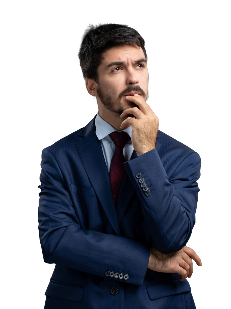 front-view-young-unsure-bearded-man-deep-thoughts-isolated-dark-wall